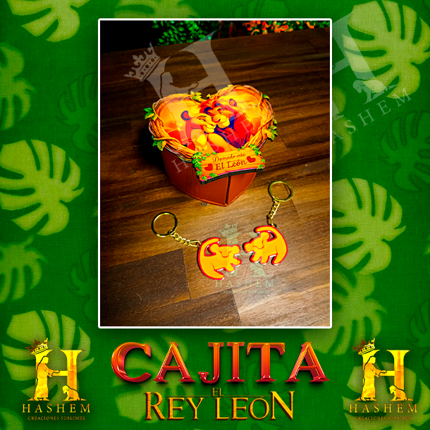 Caja Coraz贸n Rey Le贸n - Imagen 4
