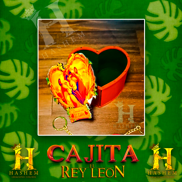 Caja Coraz贸n Rey Le贸n - Imagen 3
