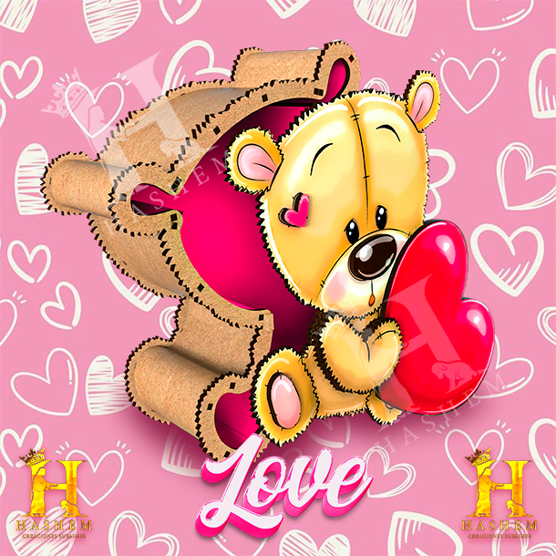 Caja Oso Peluche